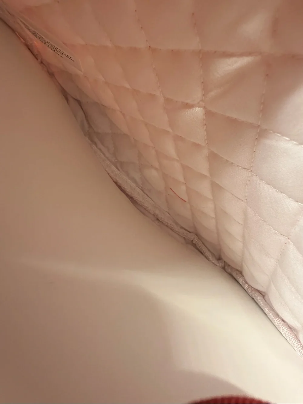NWT: Red Gingham Quilted Pouch